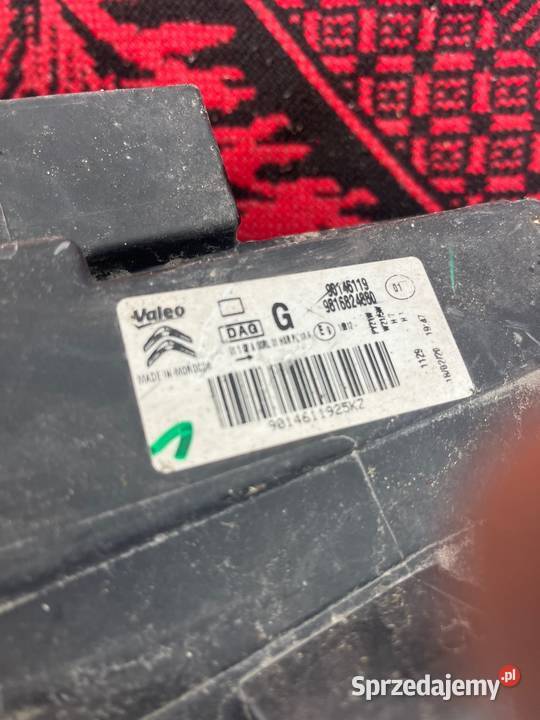 BERLINGO IV 18 LAMPY PRZEDNIE 9816824880 Ostrów Wielkopolski