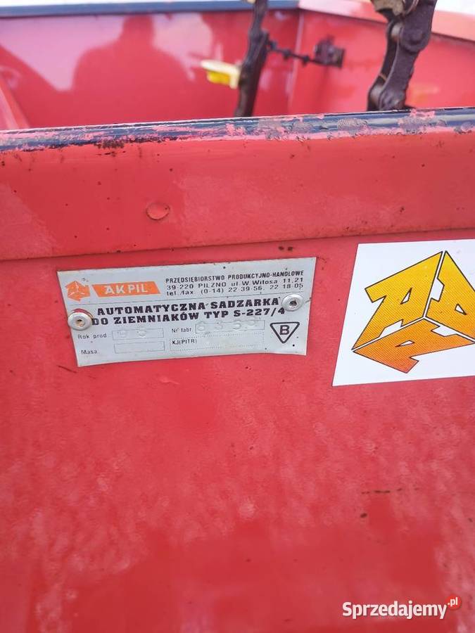 Sadzarka do ziemniaków Akpil Polska Siewniki i sadzarki Izbica