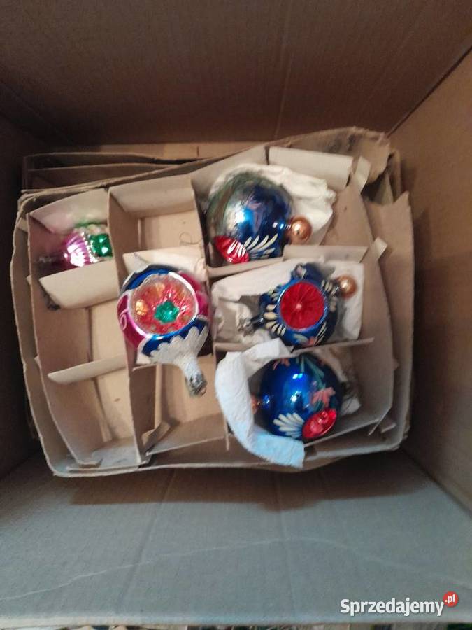 Ozdoby choinkowe z prl Solca Wielka