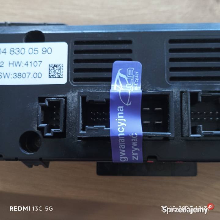 PANEL KLIMATYZACJI MERCEDES W204 osobowe Chełmża