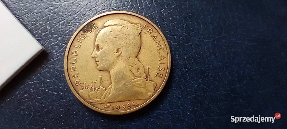Stare monety 20 frank 1968 Francuskie Terytorium sprzedam