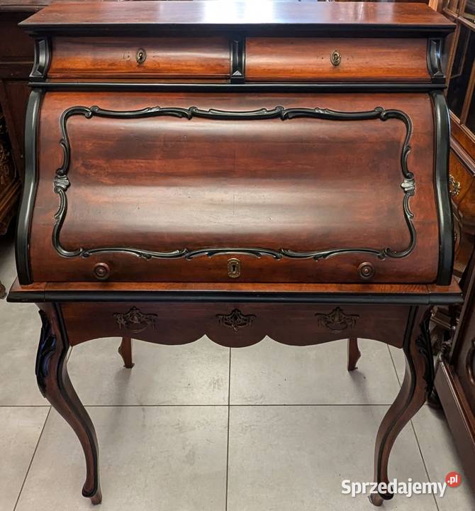 Unikalny sekretarzyk ludwikowski orzechsklep