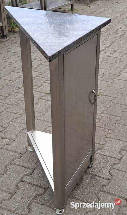 STÓŁ Z SZAFKĄ TRÓJKĄT BLAT GRANITOWY 606085 sprzedam
