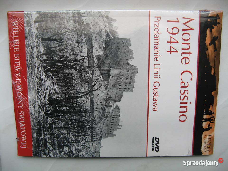 Osprey Monte Cassino 1944 książka film DVD Nowa Poznań