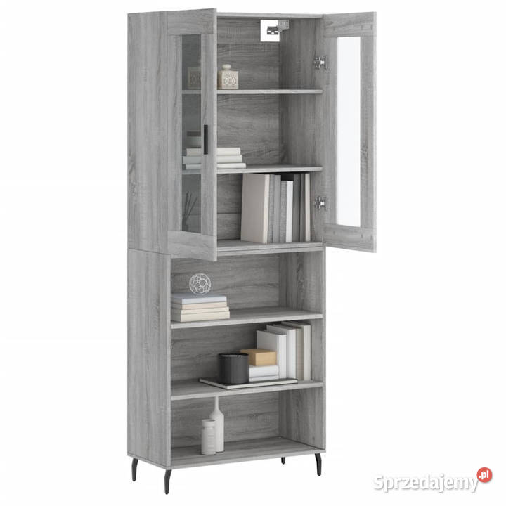 Witrynka szary dąb sonoma 695x34x180 materiał Warszawa sprzedam