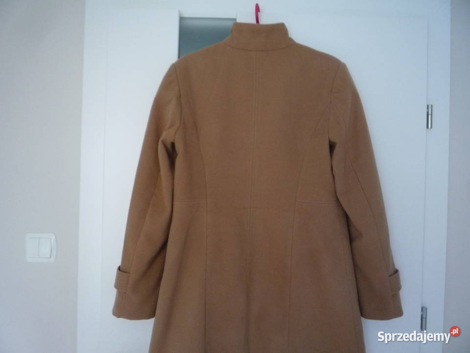 Orsay 38M Długa Kurtka beżowa camel jesienna Rozmiar 38(M) zachodniopomorskie Szczecin