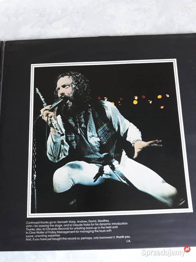 JETHRO TULL Bursting Out Live 2 LP 1978r Rzeszów