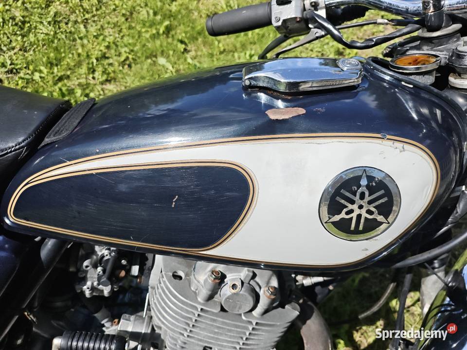 YAMAHA SR 500 zarejestrowana opłacona na chodzie granatowy Grodzisk Mazowiecki