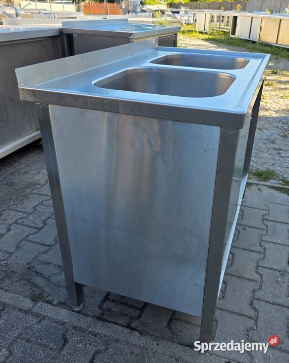 Zlew Basen 2 Komorowy z Szafką 1106085 M1822 N Gastronomia