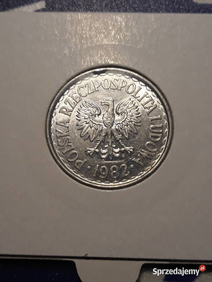 1 złoty 1982 r 3 około mennicze Konin