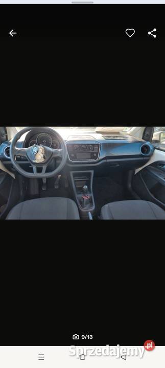 VW up 2019 uszkodzony pali jezdzi 80KM Rzgów Drugi sprzedam