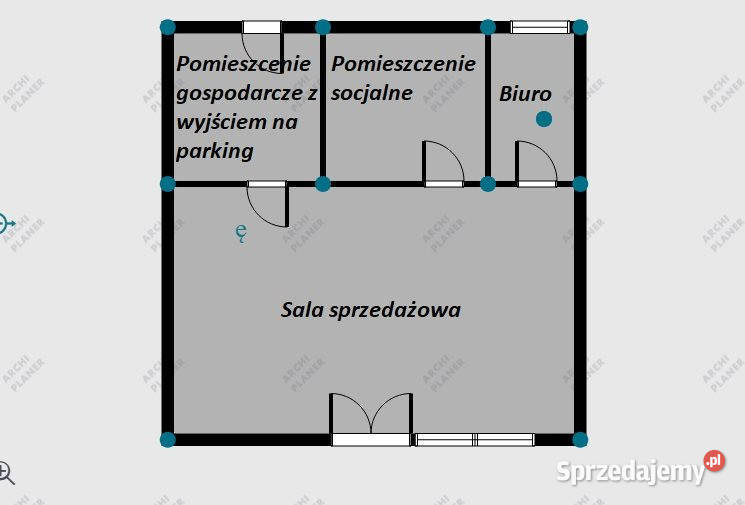 Lokal 80m2 Zduńska Wola 80m2 łódzkie sprzedam