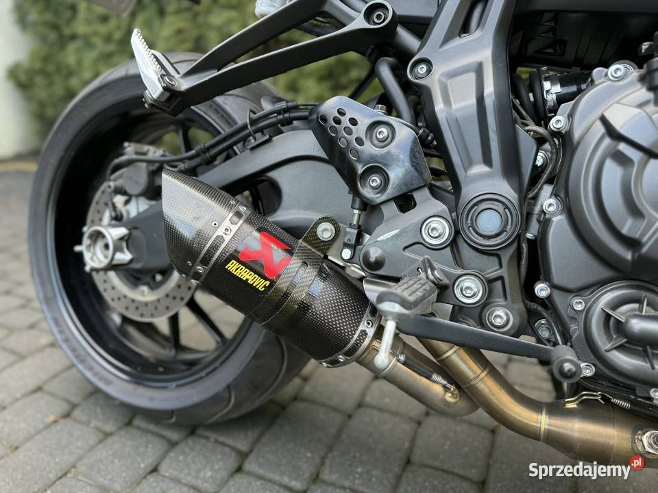 Yamaha MT07 ABS MT07 2021 Cyklop A2 Akrapovic 10364km wielkopolskie Ostrów Wielkopolski