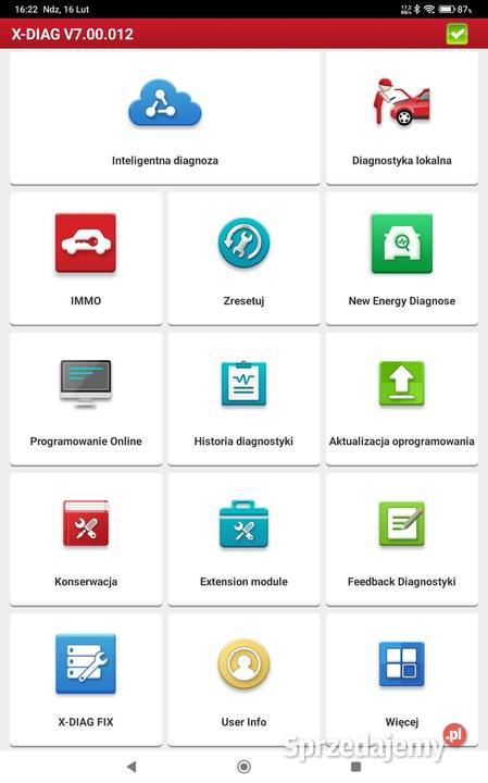 Xdiag X431 Diagzone Launch Diagnostyka OBD mazowieckie Żyrardów