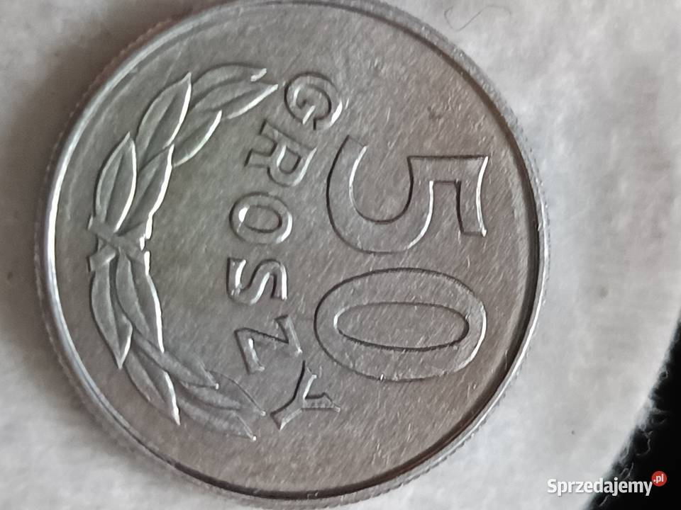 Sprzedam monete 50 groszy 1987 skretka zatara