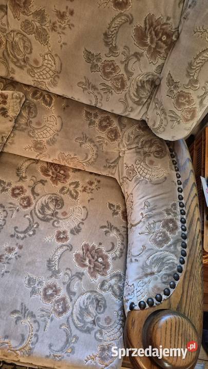 Sofa fotele elegancki komplet mebli Sypniewo sprzedam
