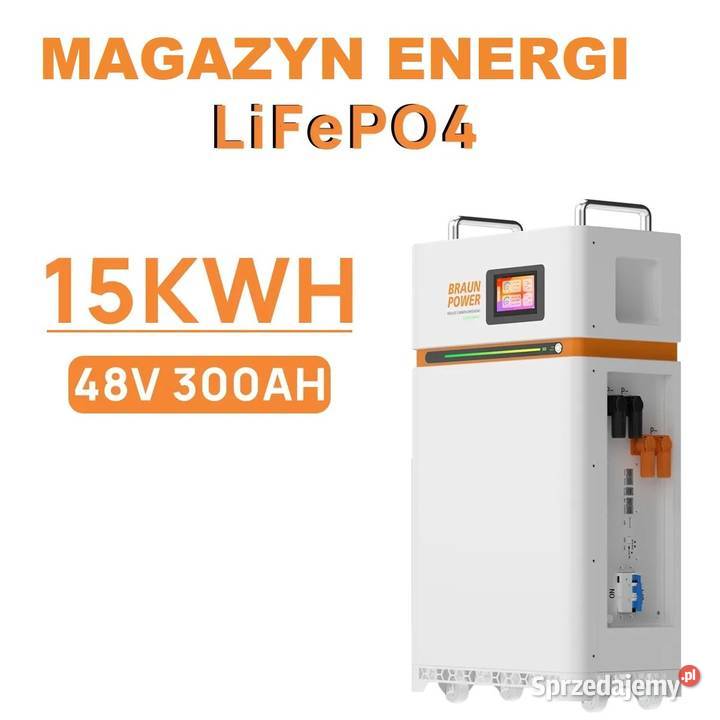 Magazyn Energii 15KW 300ah LIFEPO4 Kompletny małopolskie Wojnicz
