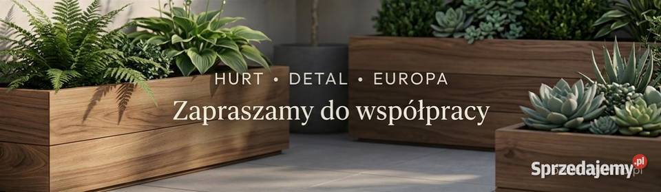 Masywne Drewniane Donice Ogrodowe z kantówki
