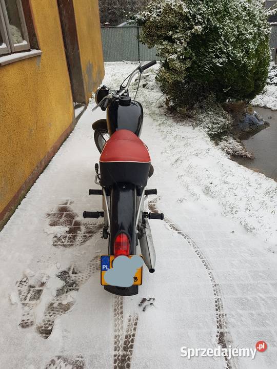 WSK 125 B1 z papierami Pierwoszyno