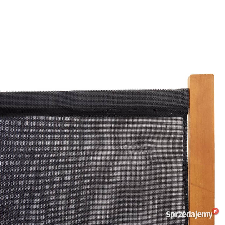 Parawan 4panelowy czarny 280 x 180 WM319180 Warszawa