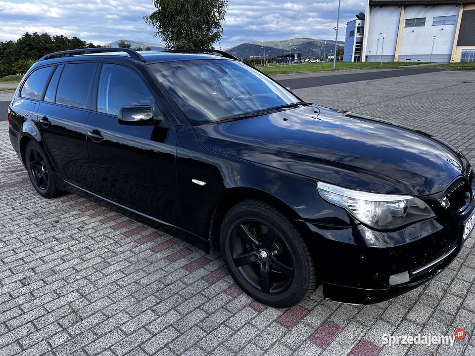 Bmw e61 520d lift android czarna Lci Bielsko-Biała sprzedam