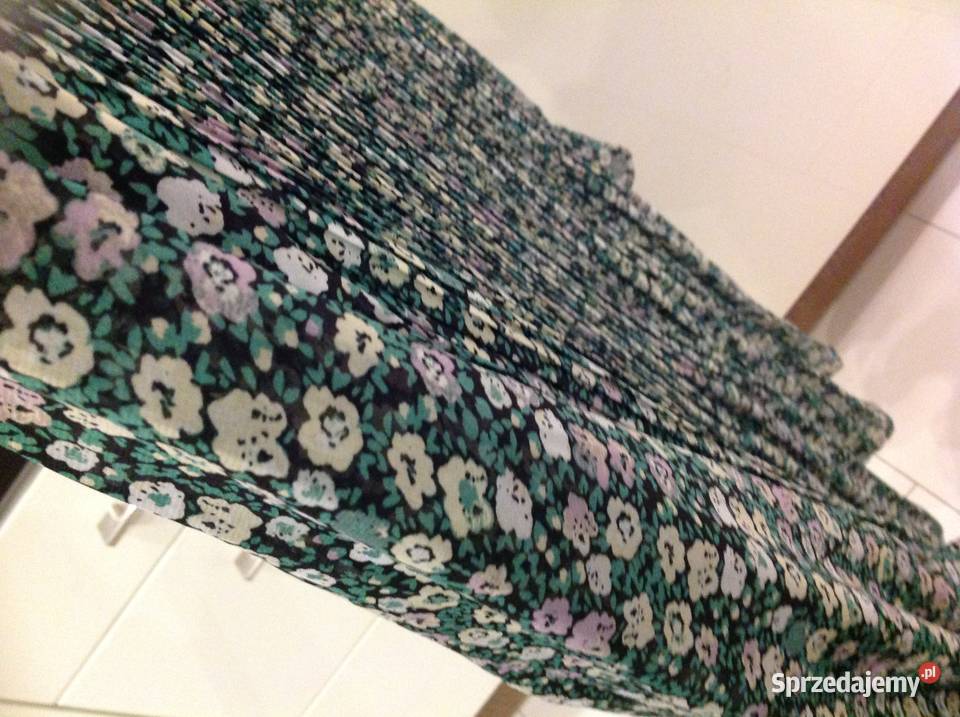 Sukienka Damska ICHI ML NOWA zielona Kwiatki Nowa Sól