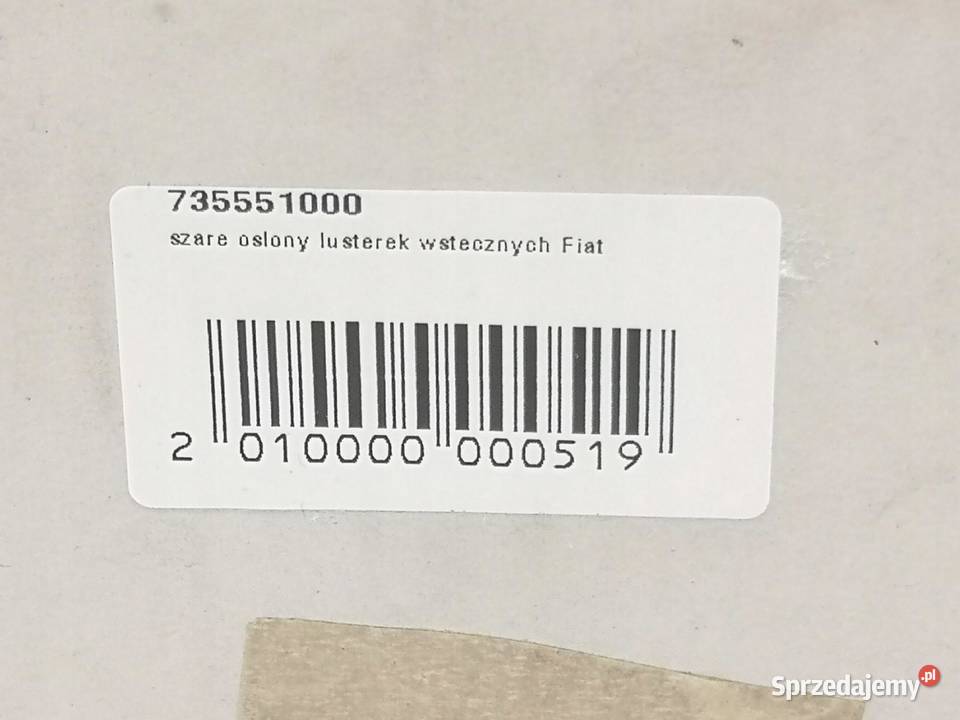 NAKŁADKI NA LUSTERKA SZARE FIAT PANDA sprzedam