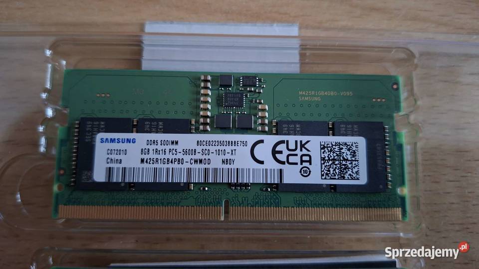 DDR5 16GB SODIMM 5600MHz Samsung 2x8GB Pamięci Kraków
