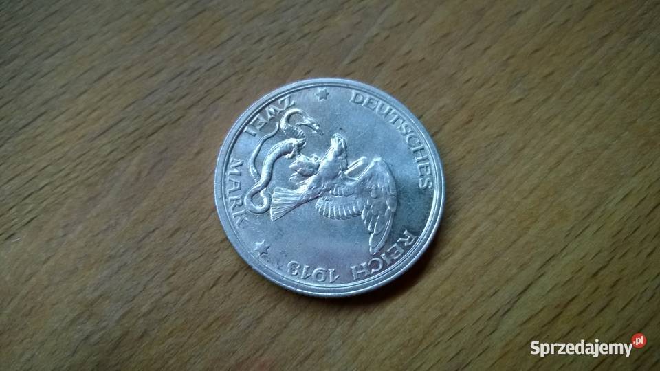 MONETA 2 MARKI KAISERREICH 1913LIPSK BITWA