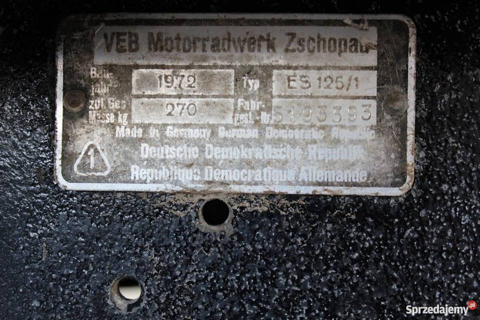 Mz es 125 Ttrophy śląskie Mochała