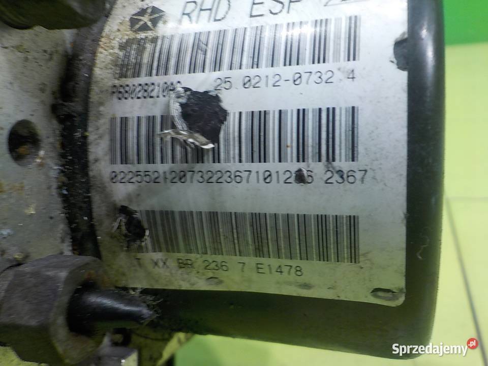 JEEP PATRIOT 24 B AUT 09r SUV 5D pompa ABS