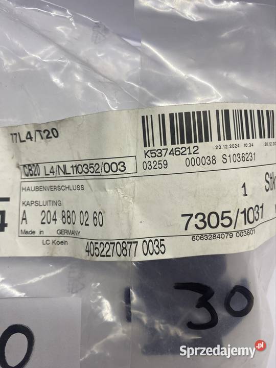 Zamek Maski Mercedes W166 W167 W204 W205 W206 śląskie Jasienica
