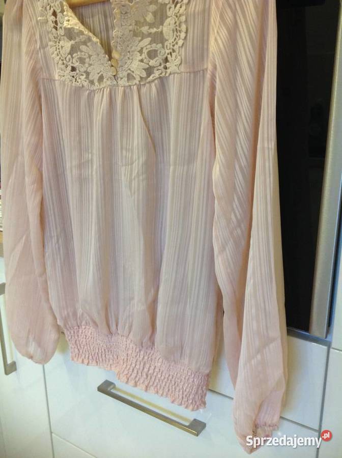 Bluzka Damska VERO MODA S SM pudrowy róż Nowa Sól