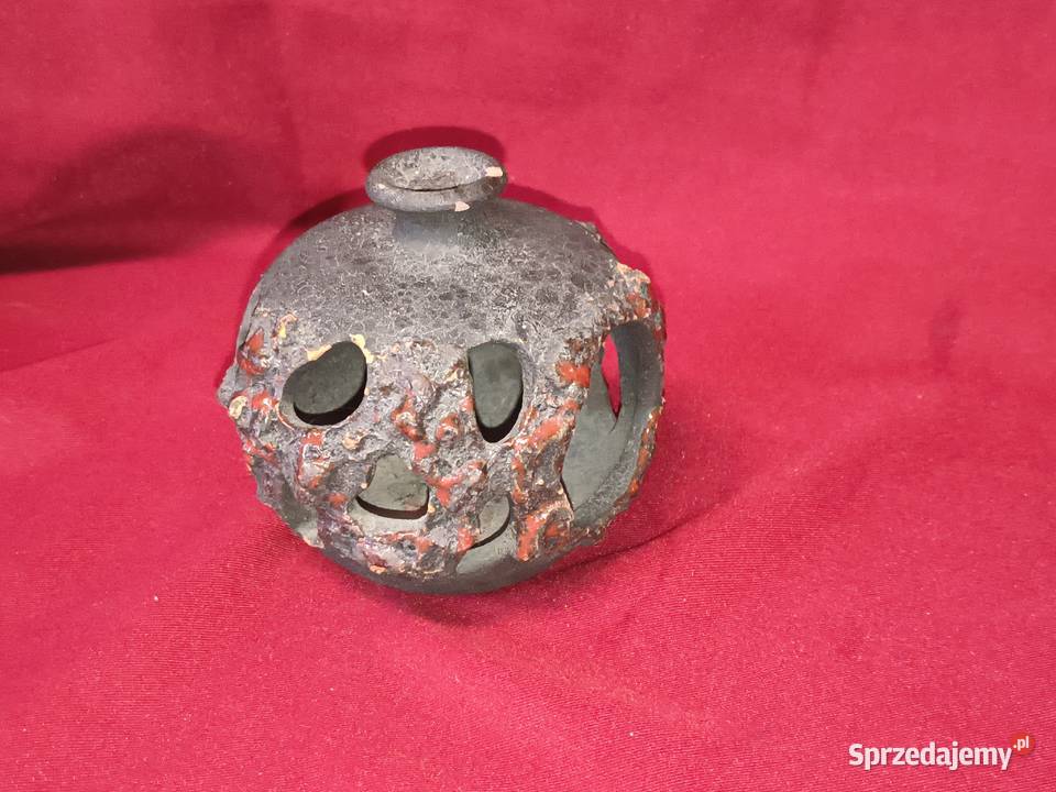 Ceramiczny świecznik lampion ceramika łódzkie Chorzew