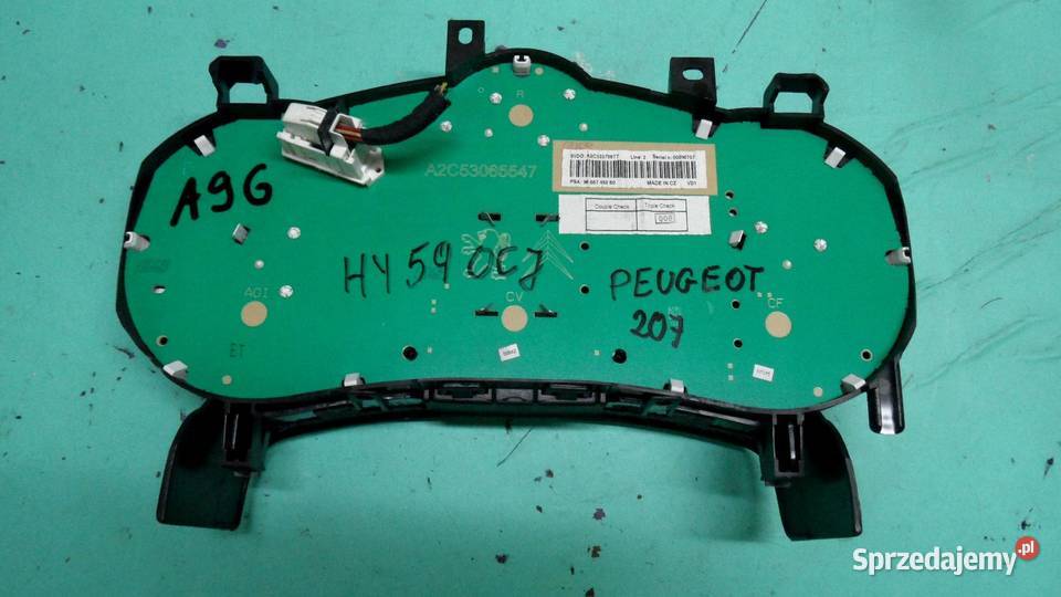 PEUGEOT 207 SW 16 HDI 09r licznik zegary Motoryzacja