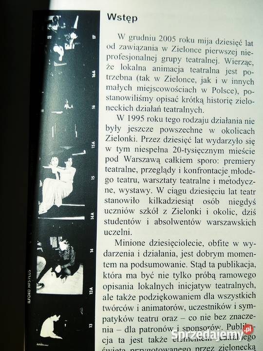 Książka unikatowa kolekcjonerska o teatrze Warszawa