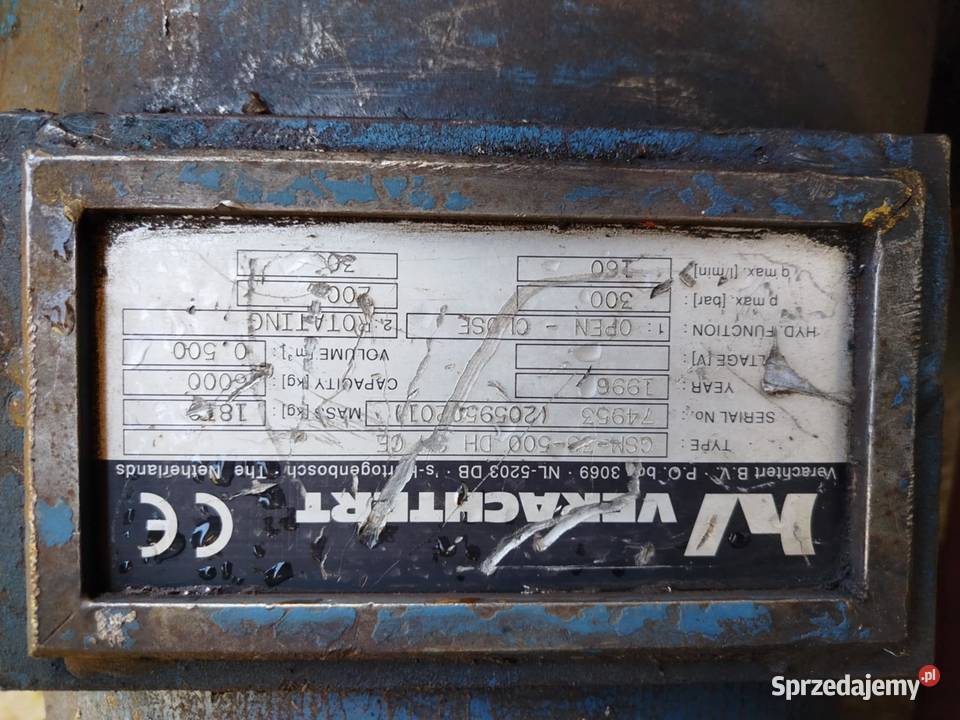 Chwytak do złomu verachtert Fuchs przeładunkowy nie Nowy Sącz sprzedam