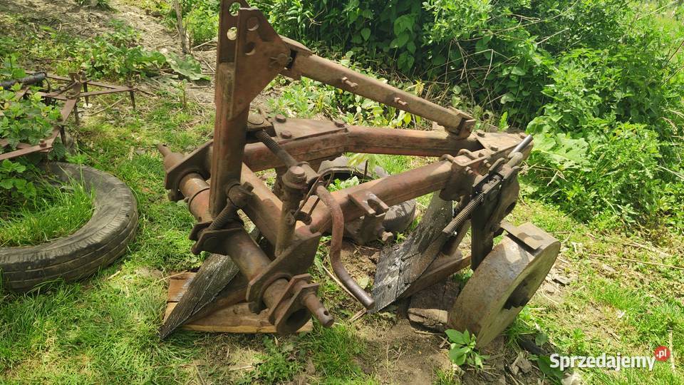 Pług Unia Grudziądz 2 skibowy nieuszkodzony Radymno