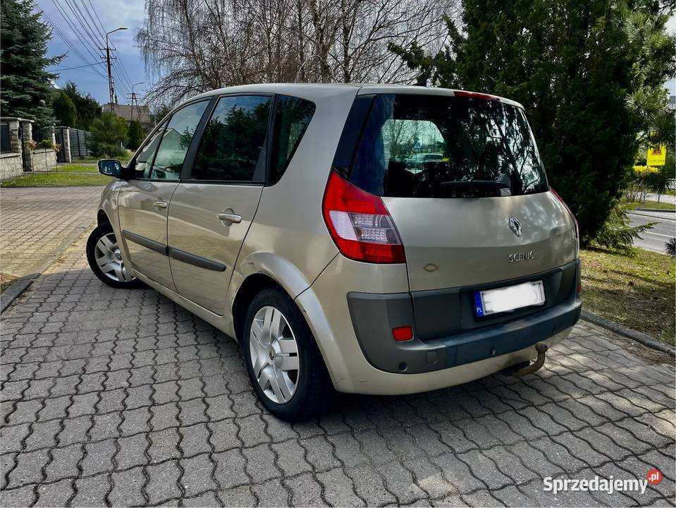 ZadbanyRenaultScenic2006r15DieselHakPanoramaMożZa hak łódzkie Zduńska Wola