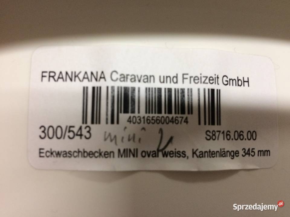 Umywalka Frankana mini do kampera mazowieckie Warszawa