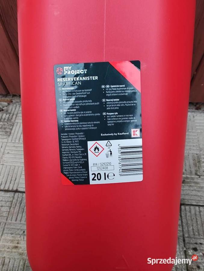 Kanister plastikowy My Projekt 20 l Olecko