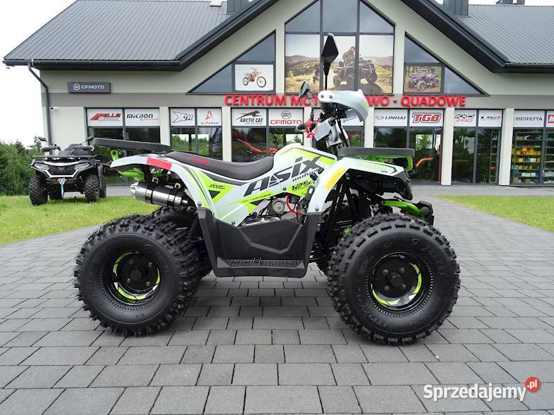 QUAD ASIX HUNTER 125 8 AUTOMAT11 SZAROLIMONKOWY 125cm3 małopolskie sprzedam