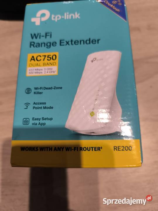 TPLink RE200 wzmacniacz sygnału WiFi AC750 5 GHz Łódź