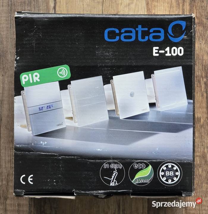 CATA E100 SENSOR PIR Intelig wentylator