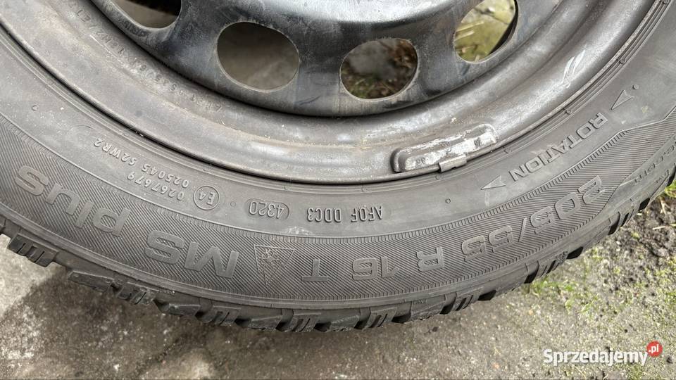 Koła zimowe Audi a3 8p a4 b7 Uniroyal 2020r 7mm Trzebnica