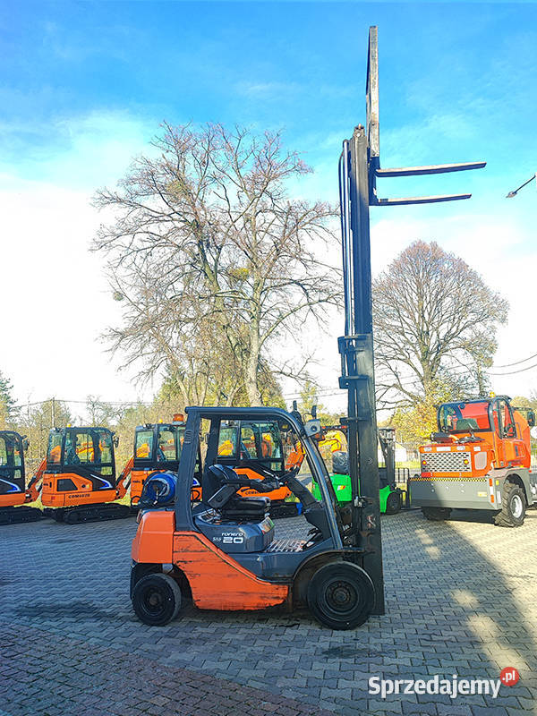 Wózek widłowy Toyota 028FGF20 2 t duplex 45 m Kęty