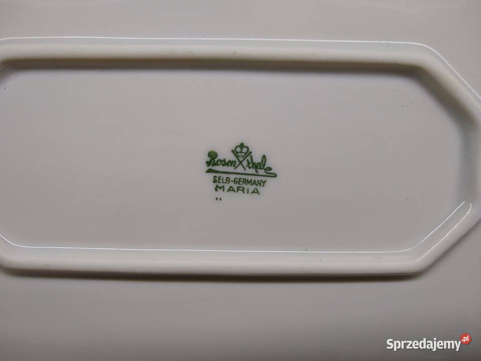 Duży półmisek Rosenthal Biała Maria 38 Kalisz