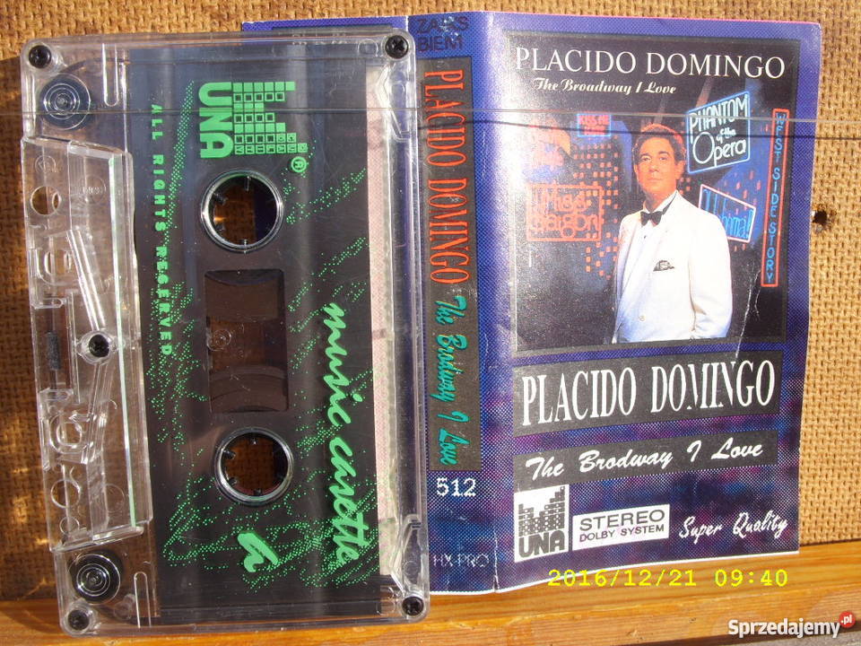 PLACIDO DOMINGOTHE BRODWAY LOVE kaseta audio Wołów