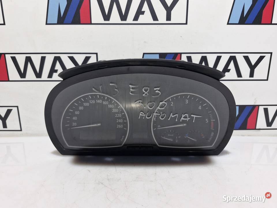 BMW X3 E83 LICZNIK ZEGARY EUROPA ORYGINAŁ dolnośląskie