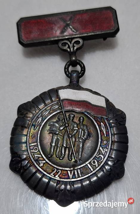 Odznaka medal X lecie 22 VII 1944 1954 Kolekcje Kolekcje Czeladź